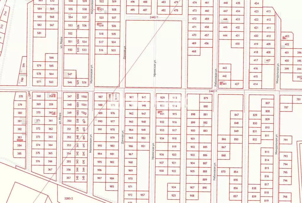 Участок в село Старое Барятино, Уфимская улица, 8 (8 м) - Фото 1