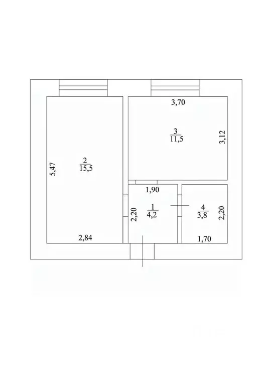 1-к кв. Оренбургская область, Оренбург Пролетарская ул., 288/3 (35.0 ... - Фото 1