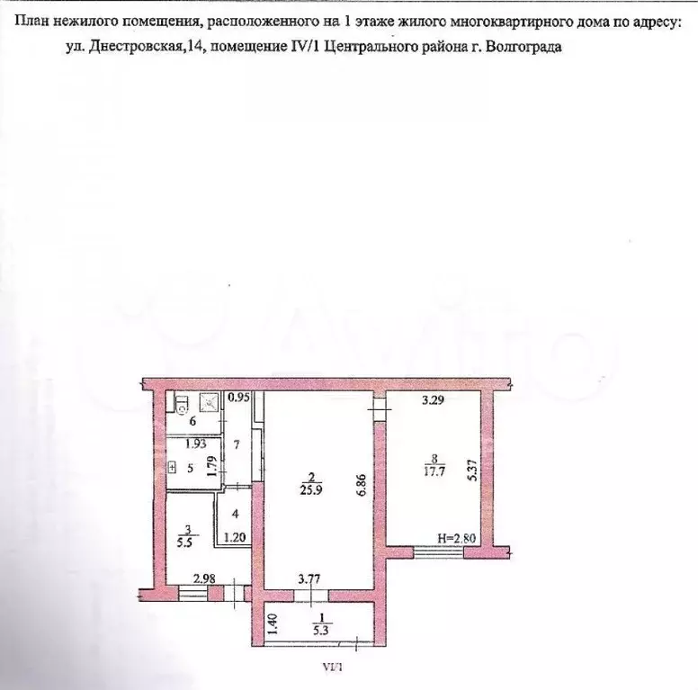 Офис, 2-к, 66.00 кв.м - Фото 0