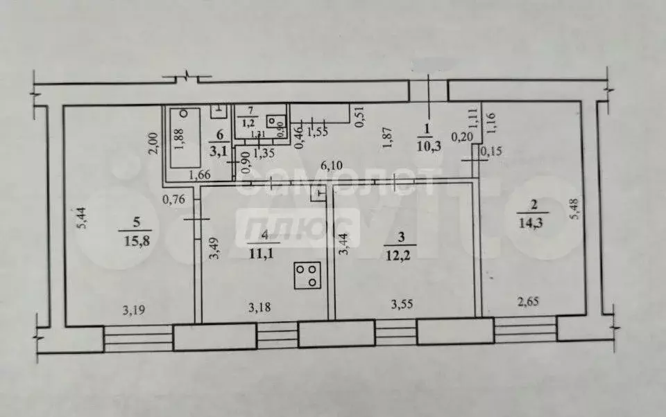3-к. квартира, 68 м, 2/9 эт. - Фото 0