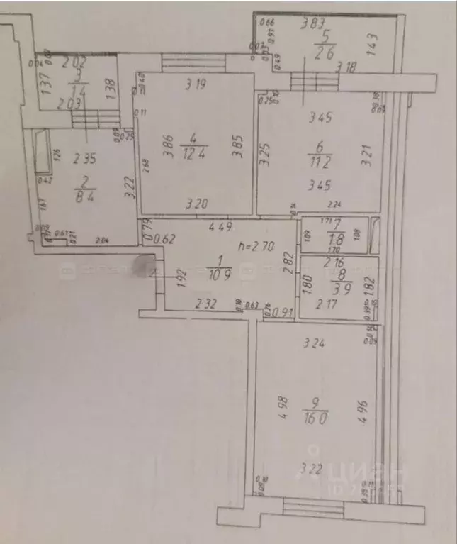 3-к кв. Татарстан, Казань Тэцевская ул., 4Б (64.6 м) - Фото 2