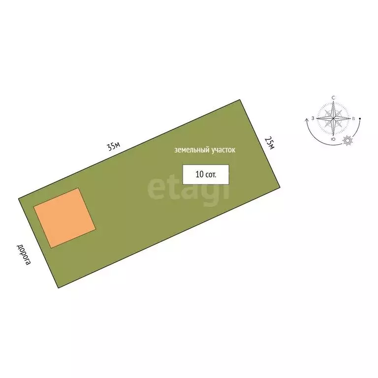 Дом в Терек, улица Хаткутова (51 м) - Фото 2