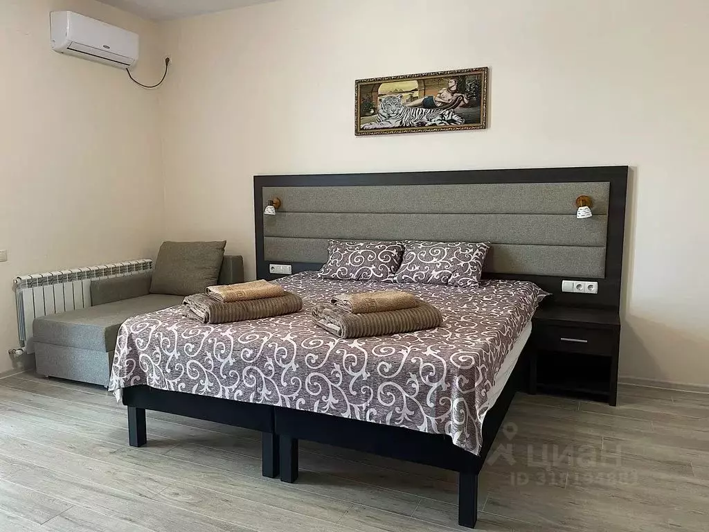 Комната Крым, Сакский район, Новофедоровка пгт ул. Приморская, 1 - Фото 0