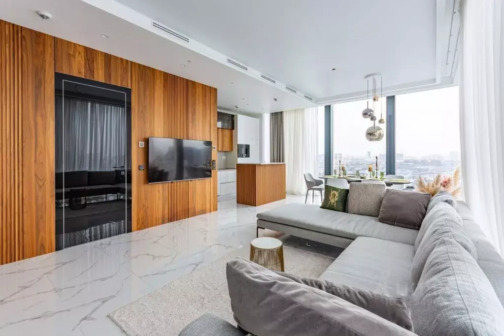 2-к кв. Москва 1-й Красногвардейский проезд, 22с2 (95.0 м) - Фото 2