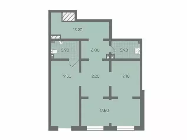 Офис (92.6 м) - Фото 1