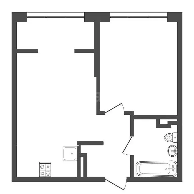 1-комнатная квартира: Тюмень, улица Тимофея Чаркова, 91 (40 м) - Фото 2