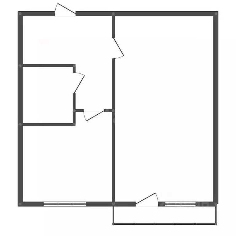 1-к кв. Амурская область, Свободный ул. Орджоникидзе, 4 (33.2 м) - Фото 1