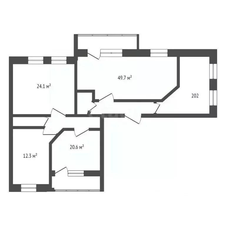 4-к кв. Вологодская область, Вологда ул. Южакова, 13 (154.0 м) - Фото 1