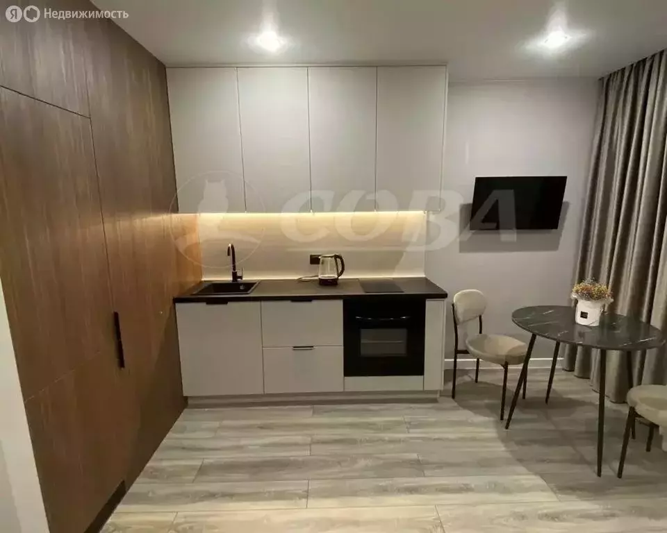 Квартира-студия: Тюмень, улица Павла Шарова, 27 (29 м) - Фото 1