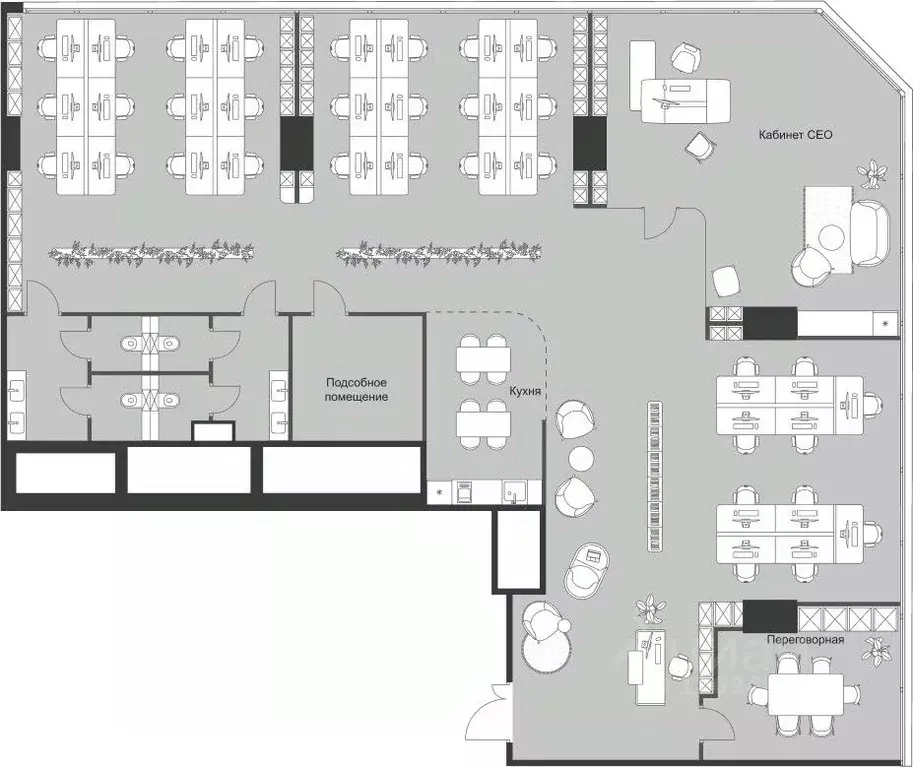Офис в Москва 3-я Хорошевская ул., 18к2 (272 м) - Фото 0