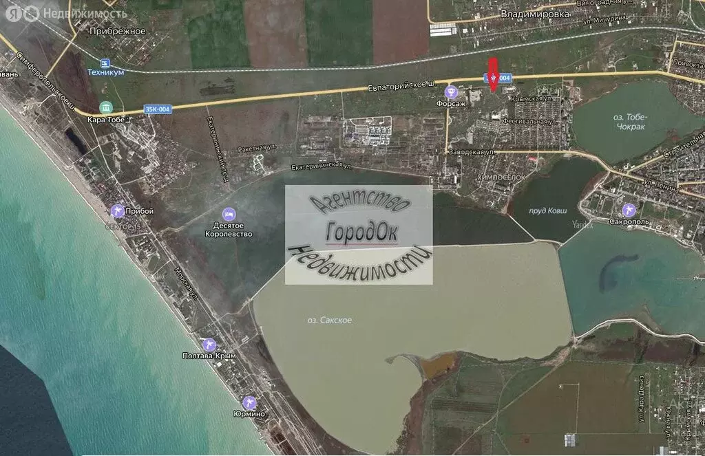 Участок в Саки, Крымская улица, 79 (8 м) - Фото 1