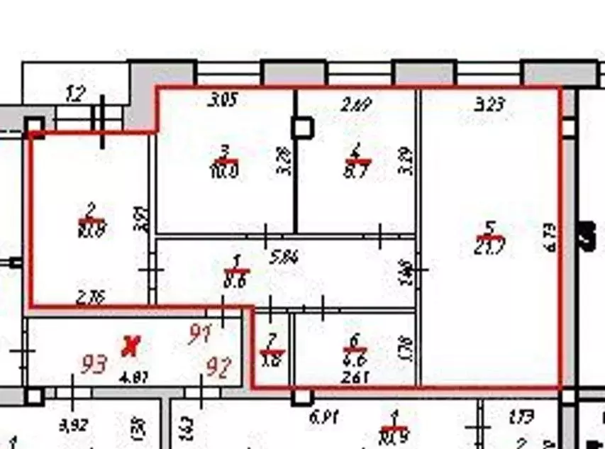 3-к кв. Псковская область, Великие Луки ул. Герцена, 4 (67.4 м) - Фото 1