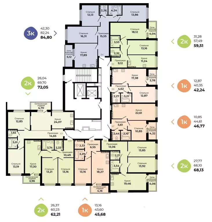2-к кв. Свердловская область, Верхняя Пышма ул. Огнеупорщиков, 5Б ... - Фото 2