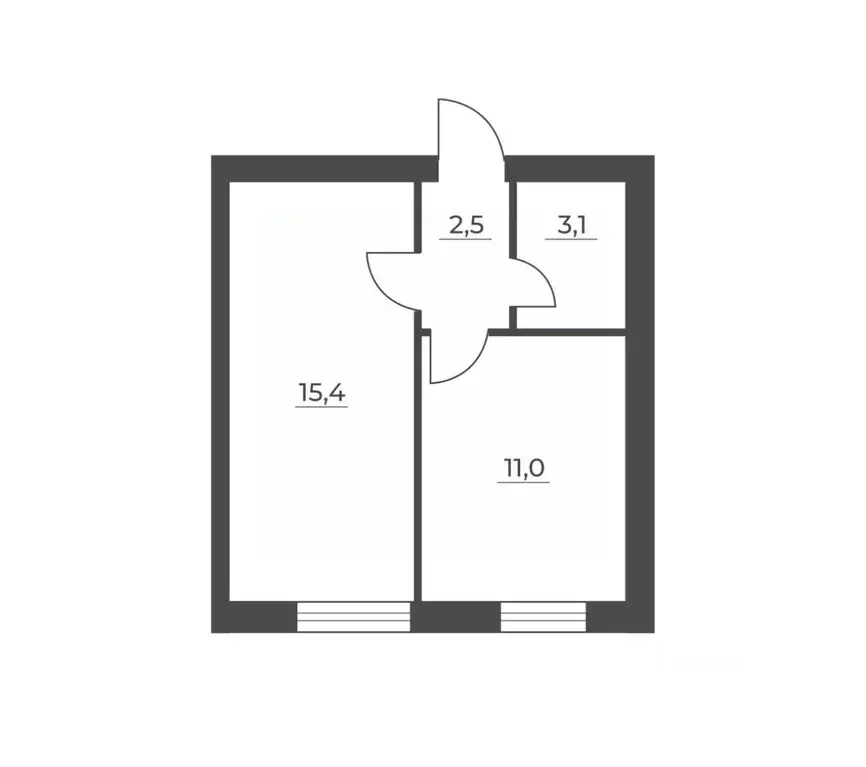 1-к кв. Санкт-Петербург пос. Шушары, Московское ш., 256к5 (32.0 м) - Фото 1