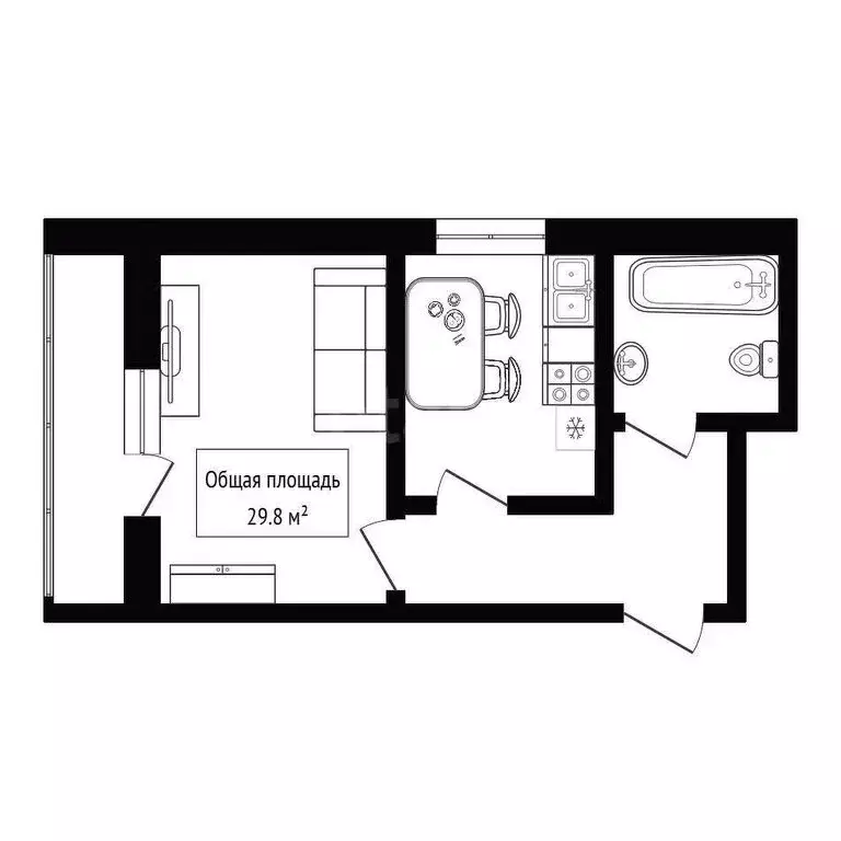 1-комнатная квартира: Искитим, микрорайон Южный, жилмассив Ясный, 16/1 ... - Фото 1