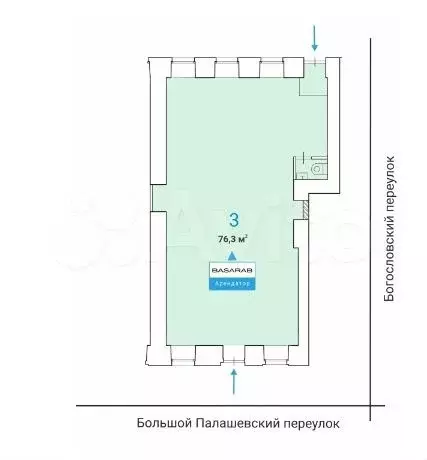 Продажа арендного бизнеса, 76.3 м Патриарши - Фото 0