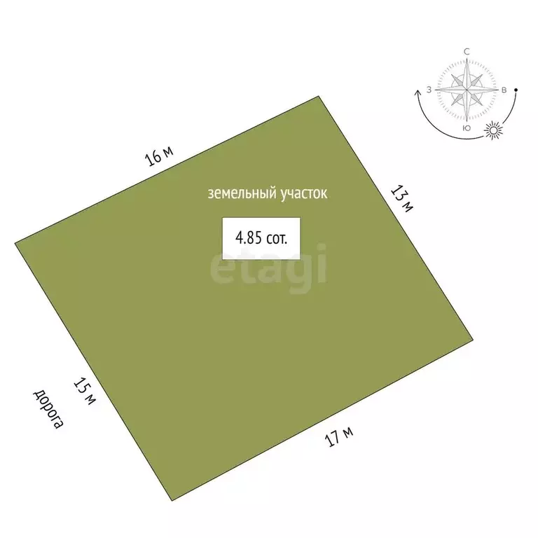 Участок, 4.8 сот., поселения (ижс) - Фото 1