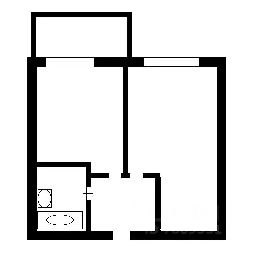 1-к кв. Санкт-Петербург Петергофское ш., 86к3 (32.8 м) - Фото 2