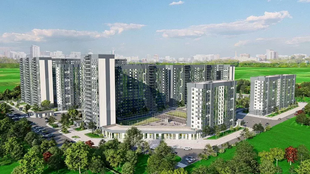3-к. квартира, 74,3 м, 15/19 эт. - Фото 0