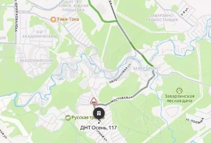 Участок в Томская область, Томский район, Осень ДНТ ул. Солнечная (6.0 ... - Фото 2