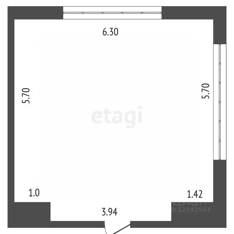 1-к кв. Крым, Алушта ул. Горького (42.0 м) - Фото 1