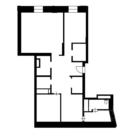2-к кв. Москва, Москва, Московский г. ул. Никитина, 14к1 (60.3 м) - Фото 1