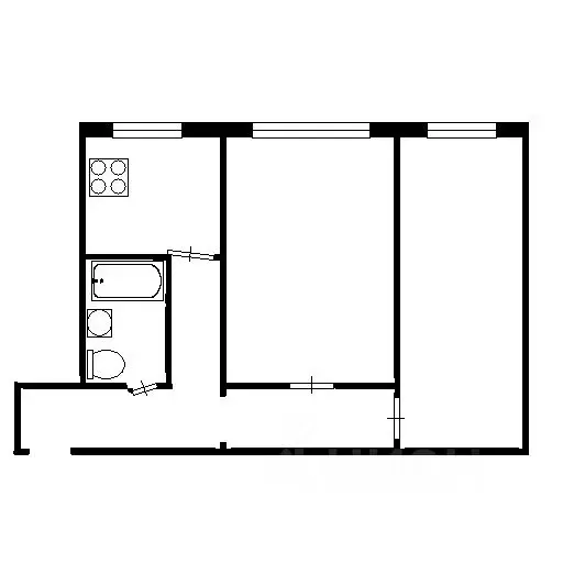 2-к кв. Самарская область, Самара Средне-Садовая ул., 2 (43.0 м) - Фото 1