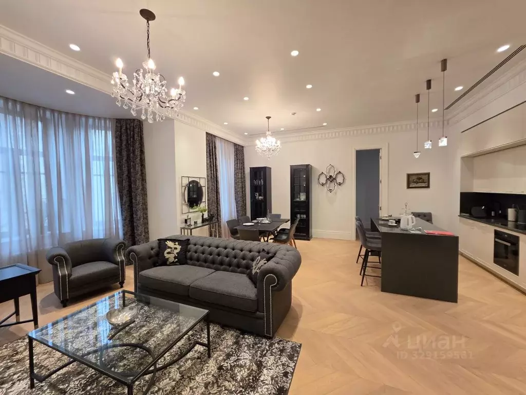 3-к кв. Москва Хлебный пер., 19 (110.3 м) - Фото 1