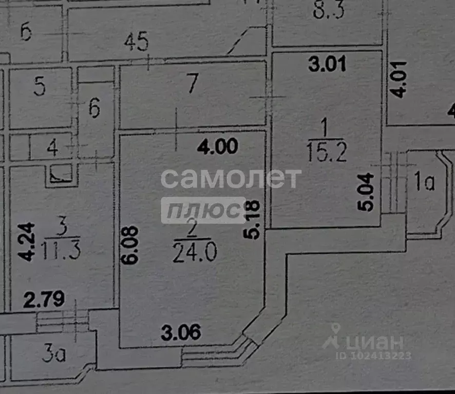 2-к кв. Москва Люсиновская ул., 29С1 (63.7 м) - Фото 1