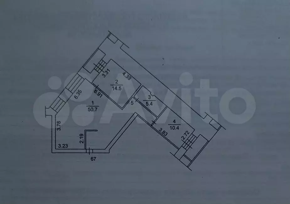 3-к. квартира, 85,8 м, 7/10 эт. - Фото 0