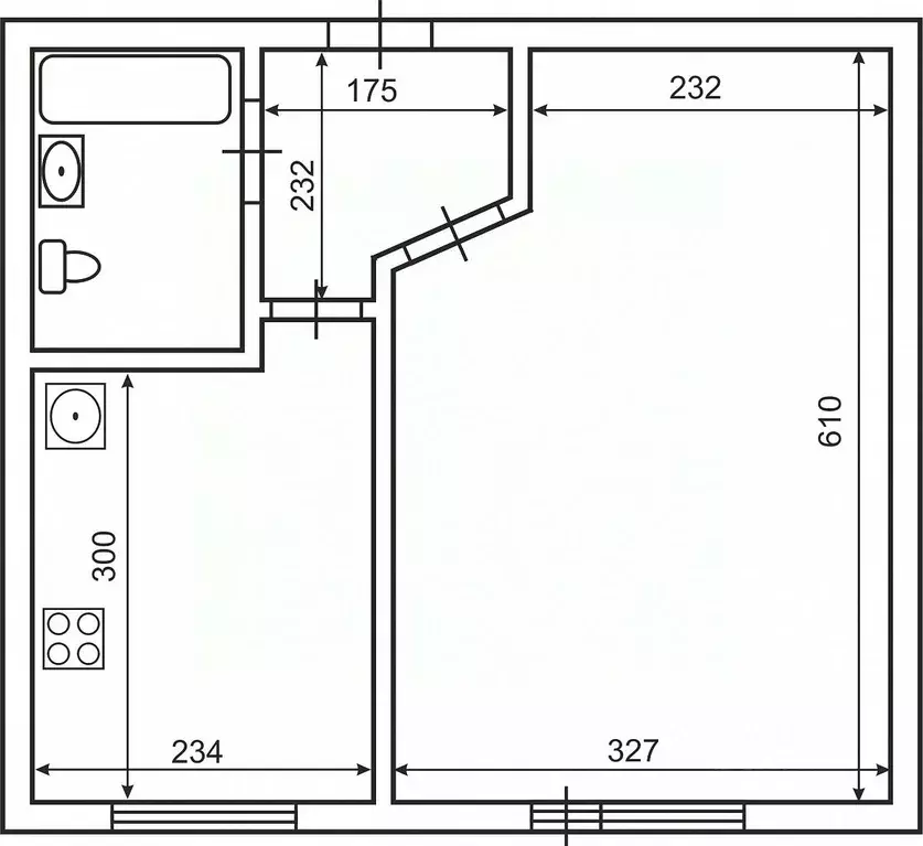 1-к кв. Московская область, Химки Молодежная ул., 18 (32.8 м) - Фото 1