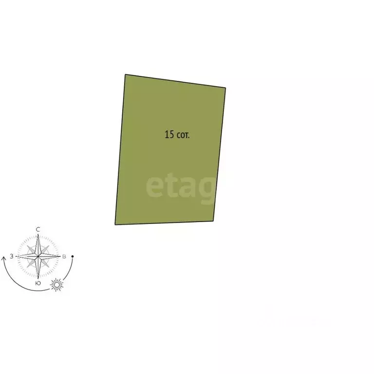 Участок в Белгородская область, Белгород ул. Виктора Лосева (15.0 ... - Фото 2