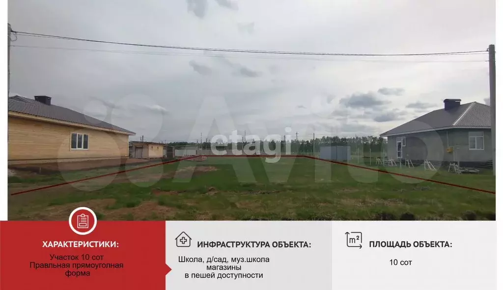Участок 10 сот. (ИЖС) - Фото 0