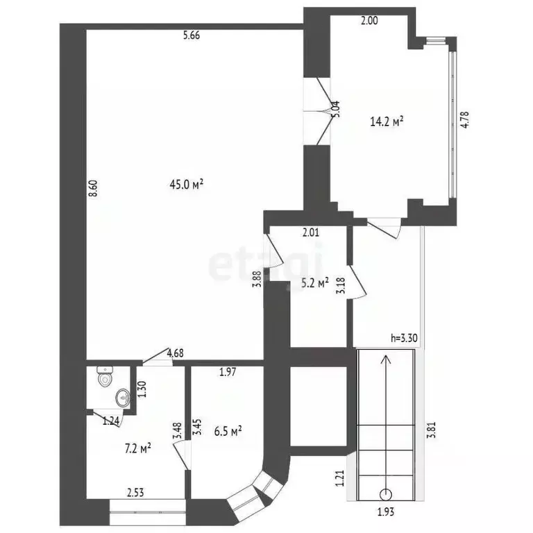 Помещение свободного назначения в Тюменская область, Тюмень ул. ... - Фото 2