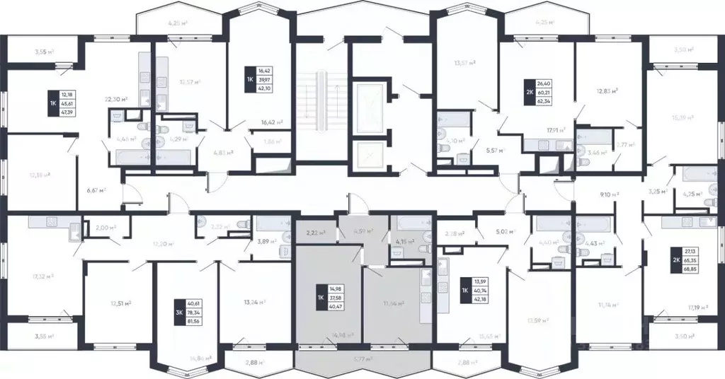 1-к кв. Белгородская область, Старый Оскол Садовые Кварталы мкр,  ... - Фото 2
