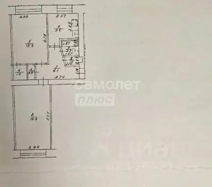 2-к кв. Башкортостан, Уфа ул. Гафури, 40 (46.1 м) - Фото 2