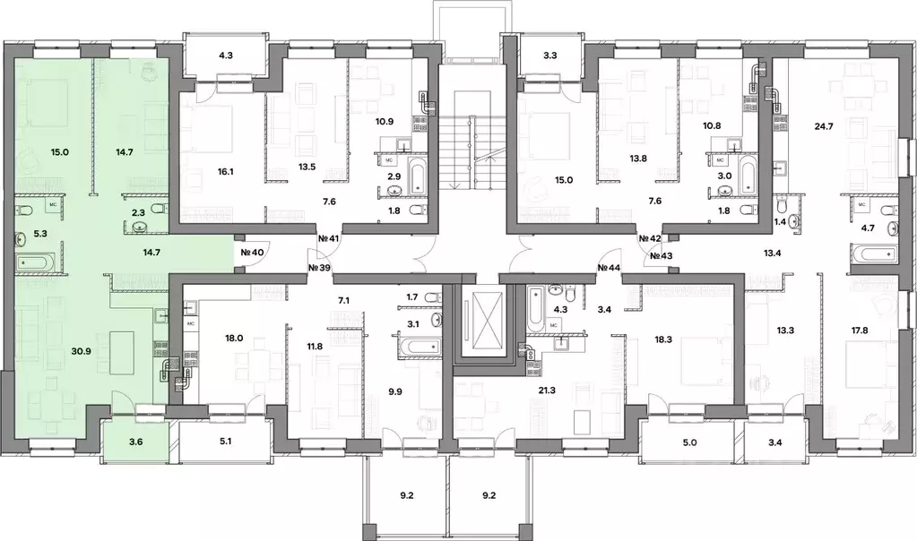 2-к кв. Ярославская область, Ярославль ул. Шевелюха, 124А (86.5 м) - Фото 2