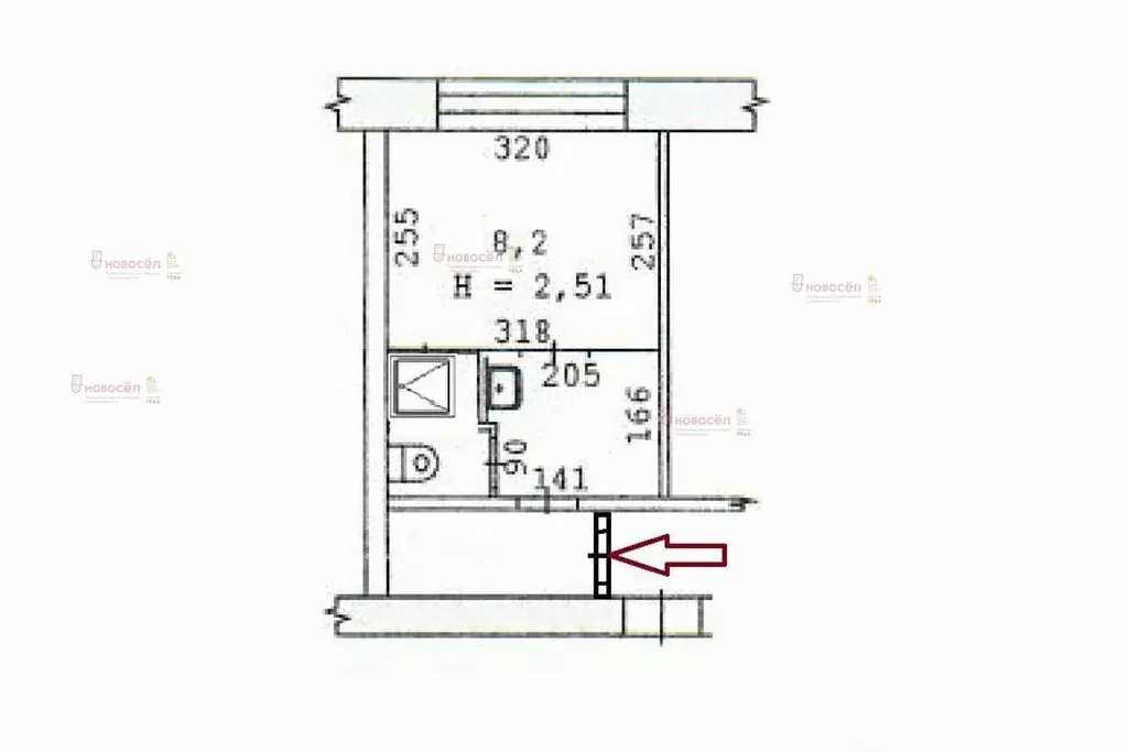 Квартира-студия: Екатеринбург, Хвойная улица, 76к2 (13.1 м) - Фото 1