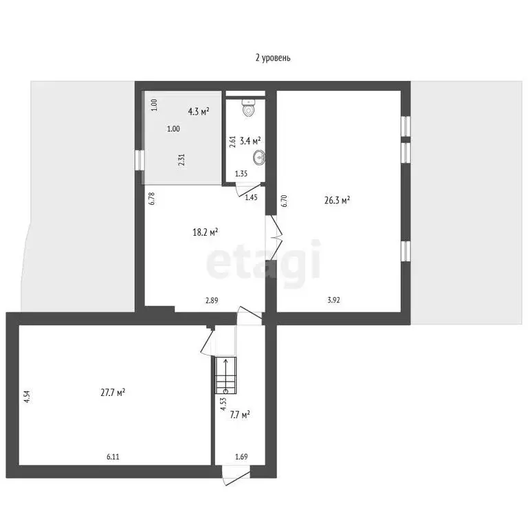 4-комнатная квартира: посёлок Васильково, Весенняя улица, 1 (140.4 м) - Фото 1