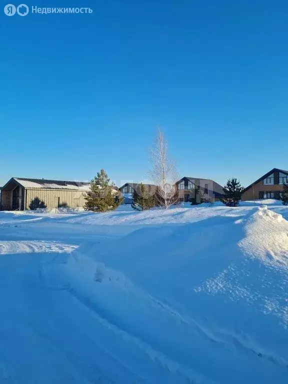 Участок в посёлок Октябрьский, коттеджный посёлок Мира Деревня, ... - Фото 1