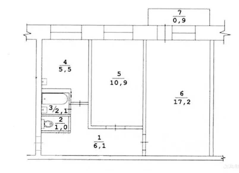 2-к кв. Московская область, Сергиев Посад просп. Красной Армии, 192/2 ... - Фото 1
