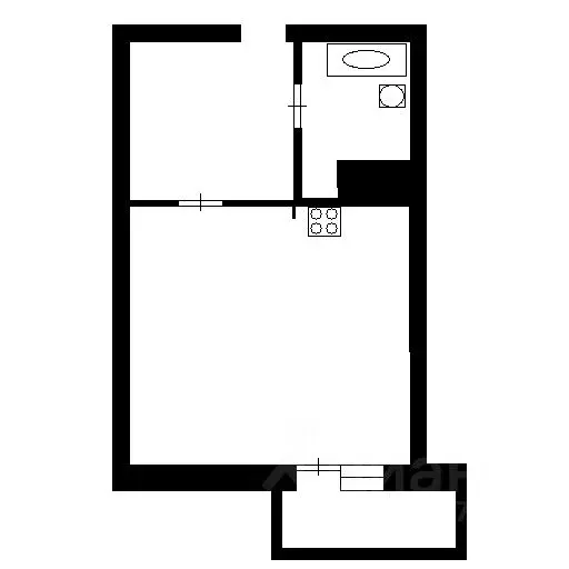 Студия Татарстан, Казань проезд Детский, 1к2 (30.9 м) - Фото 1