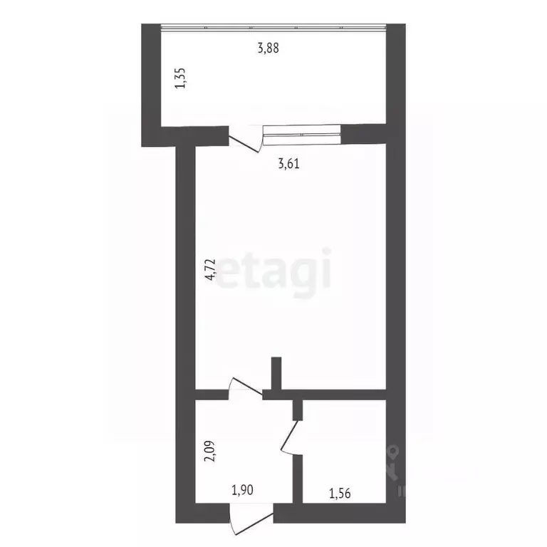 Студия Амурская область, Благовещенский район, с. Чигири ул. ... - Фото 2