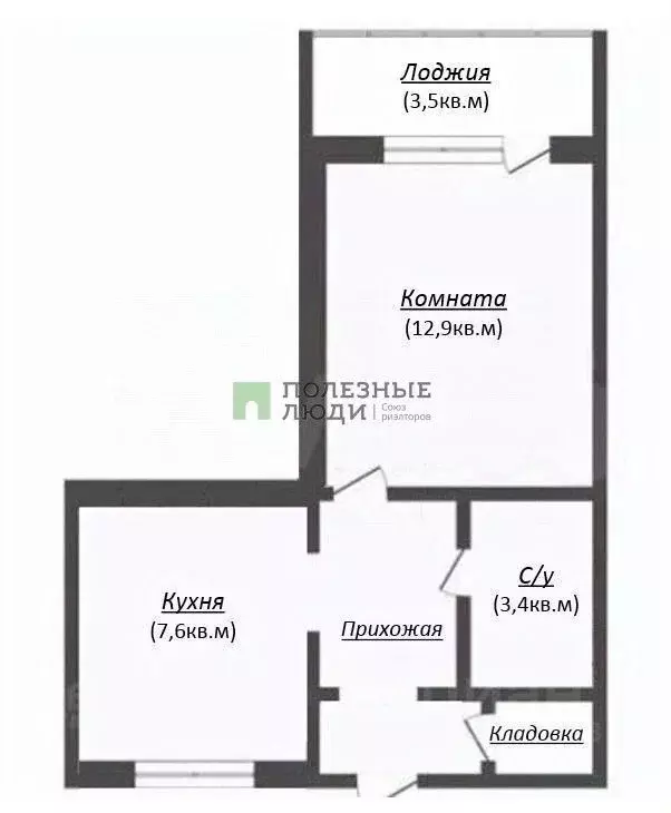 1-к кв. Севастополь ул. Героев Бреста, 25 (31.0 м) - Фото 1