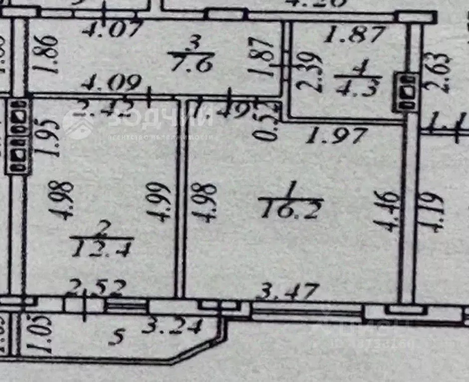 1-к кв. Чувашия, Чебоксары просп. Геннадия Айги, 15/10 (43.0 м) - Фото 2