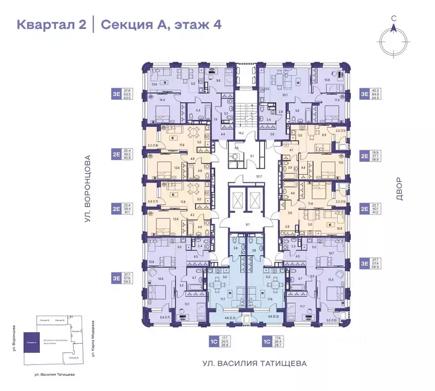 2-к кв. Пермский край, Пермь ул. Карла Модераха, 7 (38.8 м) - Фото 2