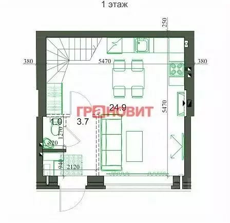 3-к кв. Новосибирская область, Новосибирский район, Мичуринский ... - Фото 1