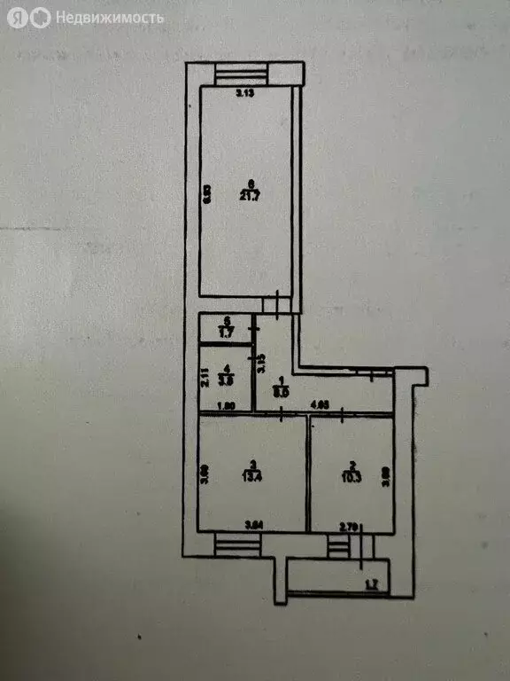 2-комнатная квартира: Киров, улица Ленина, 190 (58.9 м) - Фото 1