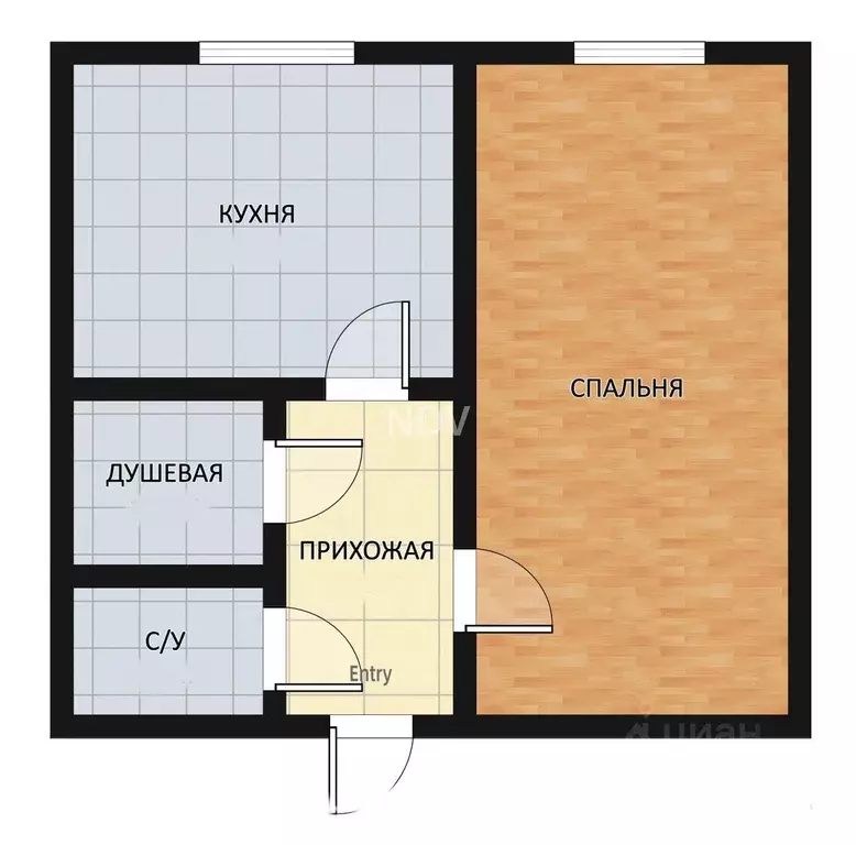 Квартира, 1 комната, 26 м - Фото 0