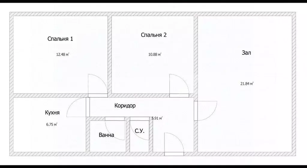 3-к кв. Московская область, Наро-Фоминск ул. Профсоюзная, 39А (60.8 м) - Фото 2